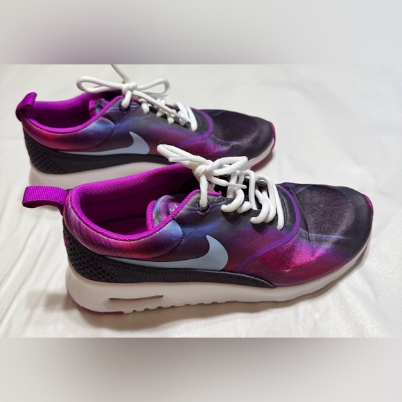 Nike Air Max Thea Print Shoes Hyper Violet/Blue Cap 599408-503 Women's Size 6 - Picture 2 of 14
